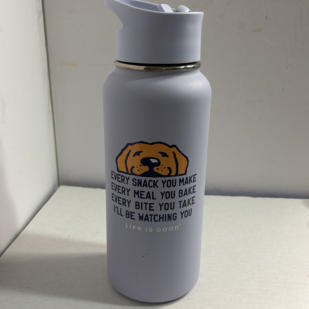 Life Is Good Lavender Water Bottle